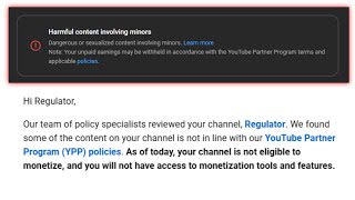 YouTube's AI Demonetized My Entire Channel