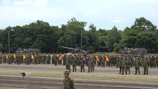 第1特科団・北千歳駐屯地記念行事2023年 観閲行進準備 JGSDF 1st Artillery Brigade Preparation for Military Parade