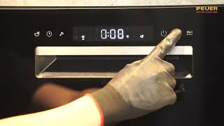 Máy rửa bát GB1068 - Sấy khô bằng khí nóng và tuyệt trùng bằng tia UV l Feuer