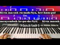 pkj 13 kita masuk rumahnya not angka chord lirik cover keyboard karaoke tutorial