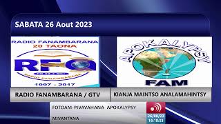 Sabata 26 Aogositra 2023 / 25 ème anniversaire Vondrom-bavaka Amboditsiry/Kianja Maitso Analamahitsy