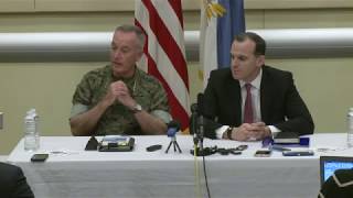 Gen. Joe Dunford and Special Envoy Brett McGurk discuss countering violent extremism with media