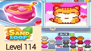 Sand loop level 114 kitten walkthrough solution