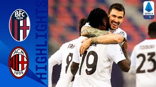 Bologna 1-2 Milan | Rebić and Kessié Secure Win Despite Late Poli Goal | Serie A TIM