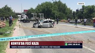 KONYA’DA FECİ KAZA