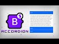 Bootstrap 5 Accordion Design | Responsive Simple Accordion Menu Using HTML And CSS Only