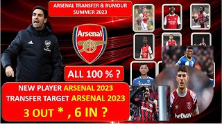 Arsenal New Comfirmed Transfers and Rumours Summer 2023 ~ FT Moussa Diaby,Declan Rice,Moises Caicedo