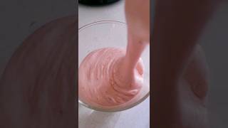 let's make a strawberry milkshake 🍓 🍓  #milkshake #asmr #shorts