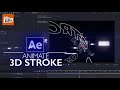 After Effects : How to use 3D stroke