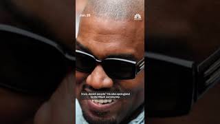 Rapper Ye apologizes for history of 'reckless' antisemitic remarks