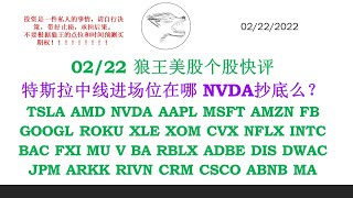 狼王美股个股快评 特斯拉中线进场位在哪 NVDA抄底么？TSLA AMD NVDA AAPL MSFT AMZN FB GOOGL ROKU XLE XOM CVX NFLX INTC BAC FXI