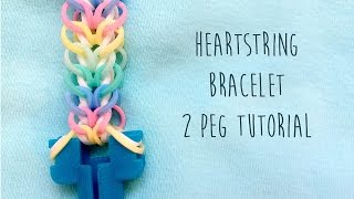 Rainbow Loom Bands Heartstring Tutorial No Hook