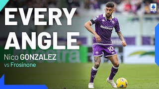 Nico Gonzalez’s beautiful volley | Every Angle | Fiorentina-Frosinone | Serie A 2023/24