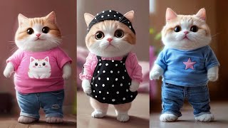 😻Cat videos funny dance 💃😃Videos for catsv#funnycats #dancingcat #catlovers 122