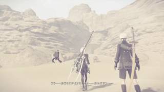 Nier Automata ニーア オートマタ 2b 9s 親密度限界までポッドを撫でてみた