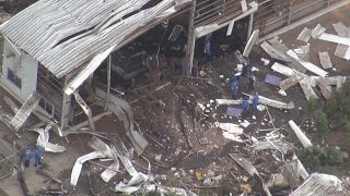 茨城の堆肥工場で爆発 停電やガラス破損