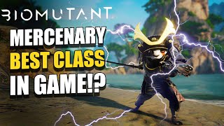 BIOMUTANT - MERCENARY MELEE META BUILD | MERCENARY CLASS GUIDE \u0026 ALL PERKS Hybrid Melee + Psi Powers