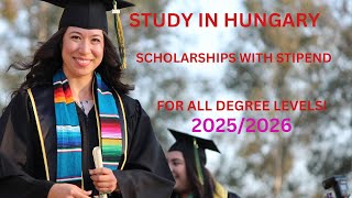 Hungary Government Stipendium Hungaricum Scholarship for Bachelor's, Master's, and Ph.D.