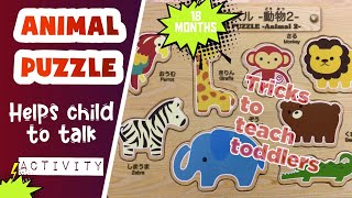 How animal puzzle helps to talk | Tricks to teach toddlers | Knowledge Academy Teams
