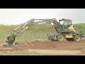 Volvo EWR170E wheeled excavator with short swing radius