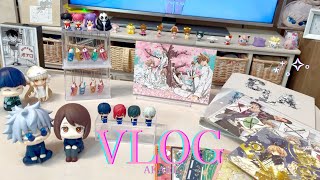 VLOG🌞オタクの年末年始🎍大阪CLAMP展🌙怪獣8号カフェ☕️グッズ収納📚