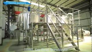 1000L gas fired brewhouse--CASSMAN