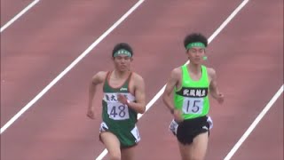 埼玉県高校総体2016 男子5000m予選3組