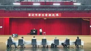 許今華110學年度台北市學生音樂比賽第一名