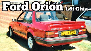 My 1985 Ford Orion 1.6i Ghia , RETRO FOOTAGE From 1996