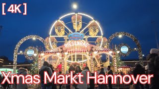 4K | #Weihnachtsmarkt | #Christmas | #Market  | WST, Hannover Germany