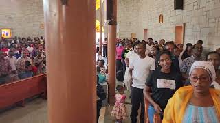 Kongoi Missing song during Palm Sunday service at Christ the King Cathedral Catholic Church Nakuru