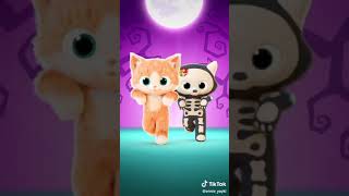 Ennie and Yoyki Spooky Dance #Tiktok #Shorts #Cute