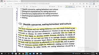 Role of culture (yin and yang theory) and media (gastroporn) on eating behavior| health psychology|