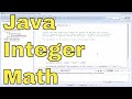 13x - Learn Java - Exercise 1 - Integer Arithmetic