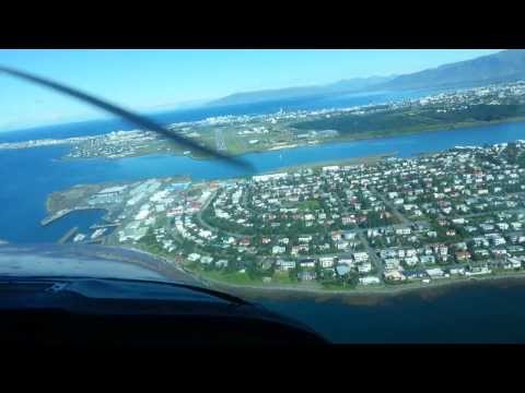 Landing In Reykjavik Domestic Airport Landing In Reykjavik Domestic Airport