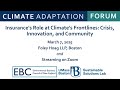 Insurance’s Role at Climate’s Frontlines: Crisis, Innovation, and Community