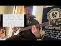 green day when i come around verse w bass tab bassguitar tutorial tabs greenday cover