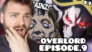 AINZ THE MASTERMIND??!!! | OVERLORD - EPISODE 9 | SEASON 3 | New Anime Fan! | RE