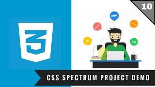 10 - CSS Spectrum Project Tutorial | Hindi | Full Stack Web Development 2018