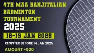 Maa Banjitalian Badminton Tournament 2025, Pahandi, Dist-Bargarh