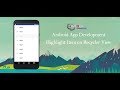 Android Studio Tutorial -  How to properly highlight selected item on RecyclerView