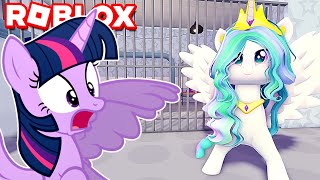 TWILIGHT ESCAPANDO DA PRISÃO de MY LITTLE PONY (Roblox) #LuliRarity