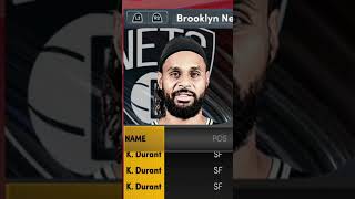 What If Kevin Durant Played EVERY Position On The Brooklyn Nets In NBA 2k22 MyNBA? #shorts