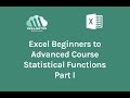 Statistical functions in excel - rounding, ceiling and others