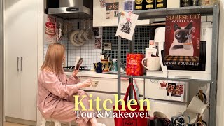 Kitchen tour🫖. Renovating the kitchen of a rented house