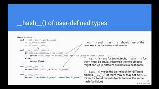CS3C, Week 7, Python hash() and __hash__()