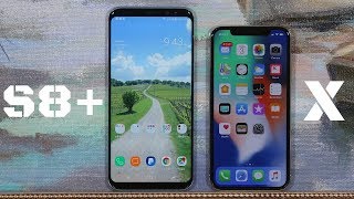 iPhone X vs Samsung Galaxy S8+ Full Comparison