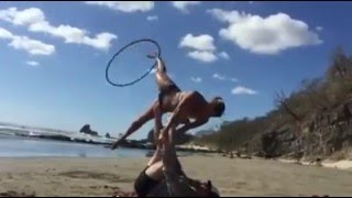 Acro Yoga Hula Hooping