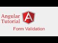 Angular forms tutorial # form validation | Template driven Form