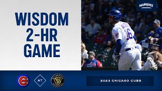 Patrick Wisdom Homers Twice against Brewers